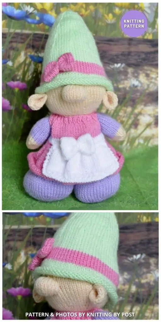 Gnorma the Gnome Soft Toy - 8 Lovable Knitted Easter Gnome Patterns