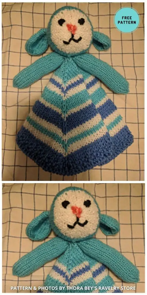 Lamb Lovie - 8 Best Free Easter Nursery Decor Knitting Patterns