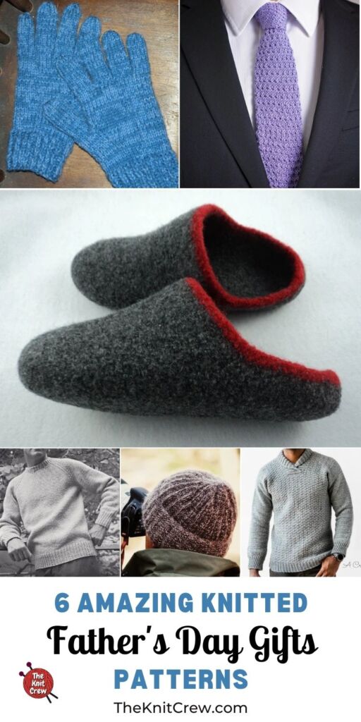 6 Amazing Knitted Father's Day Gift Patterns PIN 3
