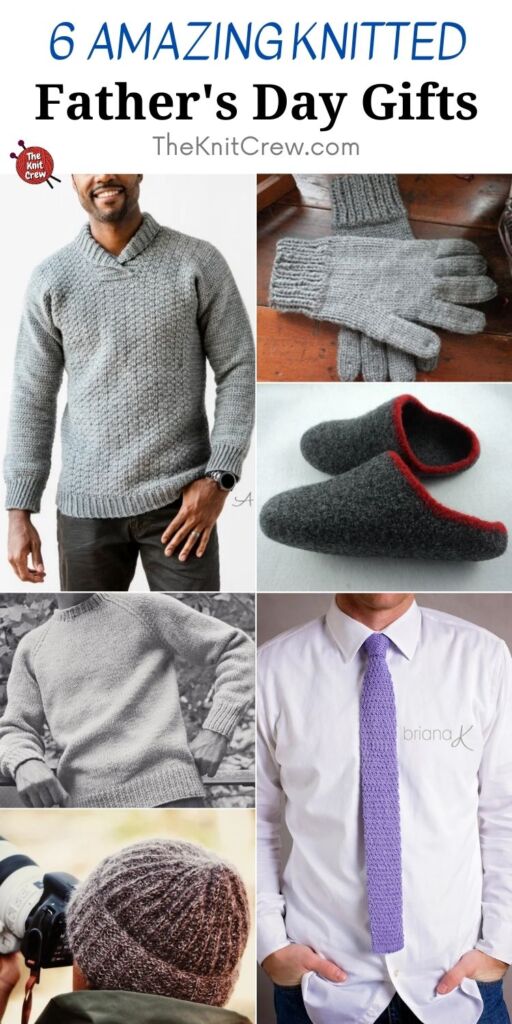 6 Amazing Knitted Father's Day Gifts PIN 2