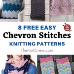 8 Free Easy Chevron Stitch Knitting Patterns PIN 1