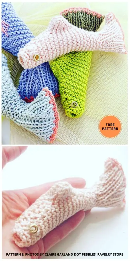 Juggling Fish - 6 Free Cute Cat Toy Knitting Patterns
