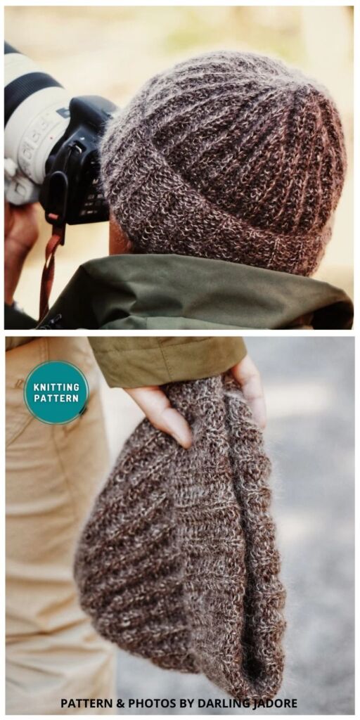 Men's Classic Beanie Knitting Pattern - 6 Amazing Knitted Father's Day Gift Patterns Ideas
