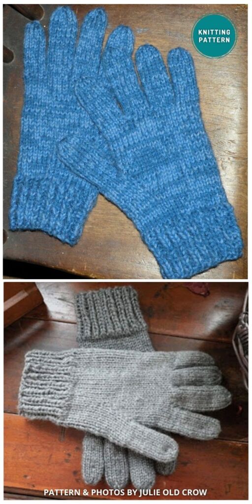 Men's Gloves Easy Pattern - 6 Amazing Knitted Father's Day Gift Patterns Ideas