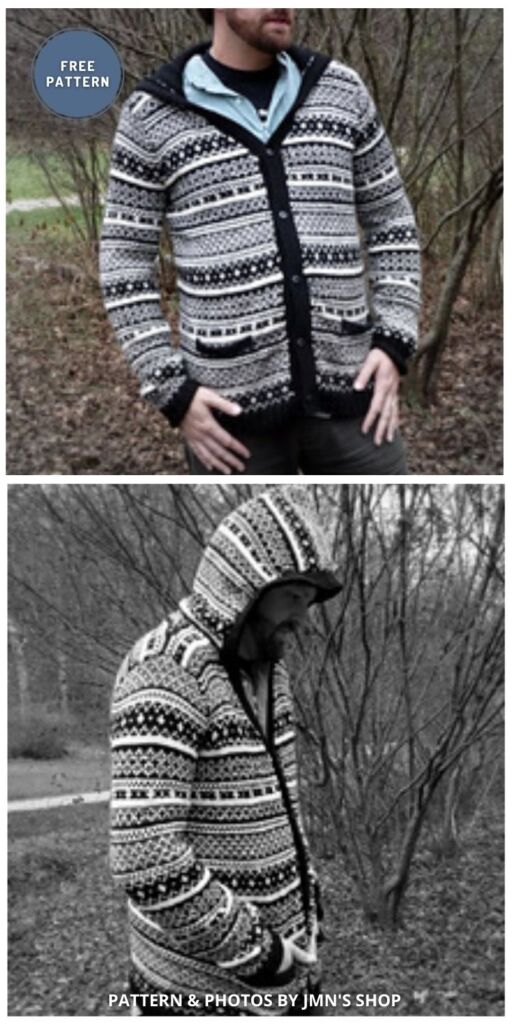 Neville's Sweater - 5 Best Knitted Hoodie Patterns For Cool Weather