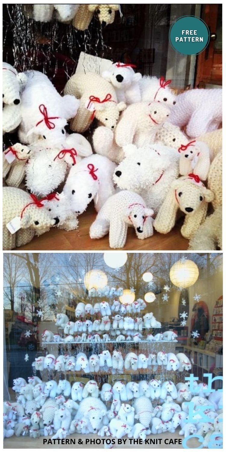Polar Bear - 8 Free Cuddly Polar Bear Toy Knitting Patterns (2)