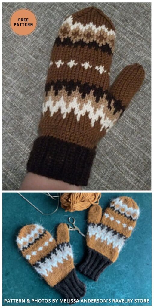 The Bernies - 6 Free Knitted Bernie Sanders Mitten Patterns