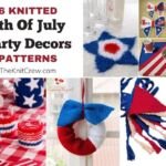 6 Knitted 4th Of July Party Decor Patterns FB POSTER