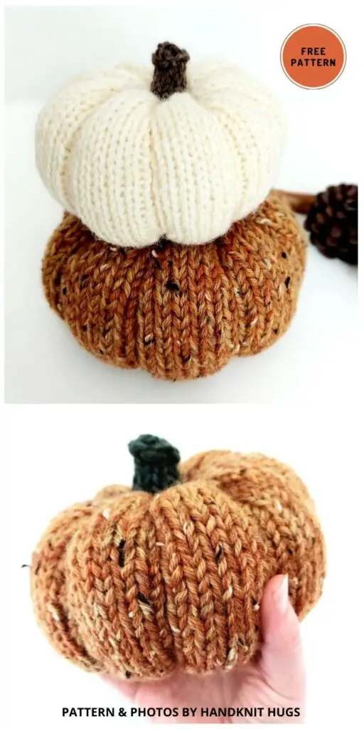 Knit Stuffed Pumpkins - 6 Free Knitted Pumpkin Patterns For Halloween