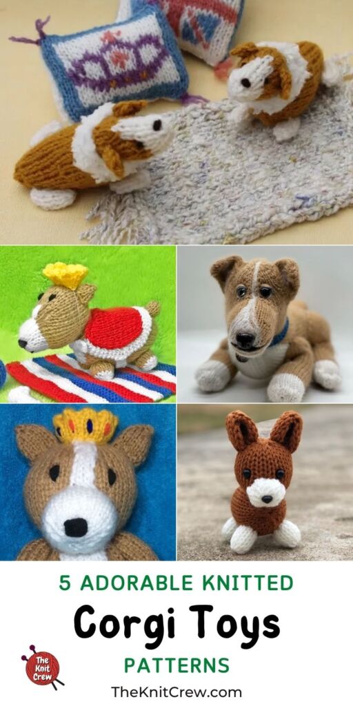 5 Adorable Knitted Corgi Toy Patterns PIN 3