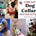 6 Free Easy Dog Collar Knitting Patterns FB POSTER