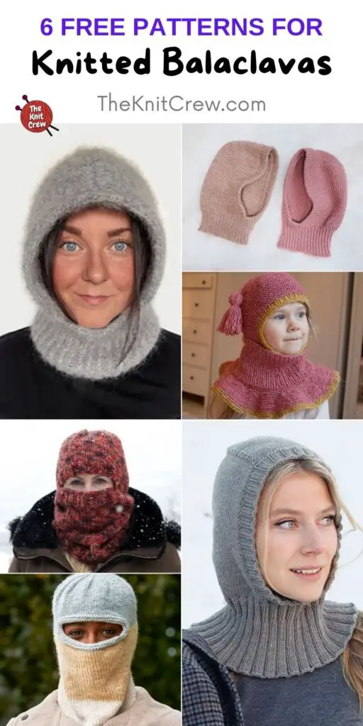 6 Free Patterns For Knitted Balaclavas PIN 2