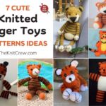 7 Cute Knitted Tiger Toy Patterns Ideas FB POSTER