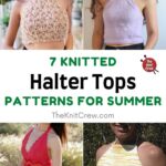 7 Knitted Halter Top Patterns For Summer PIN 1