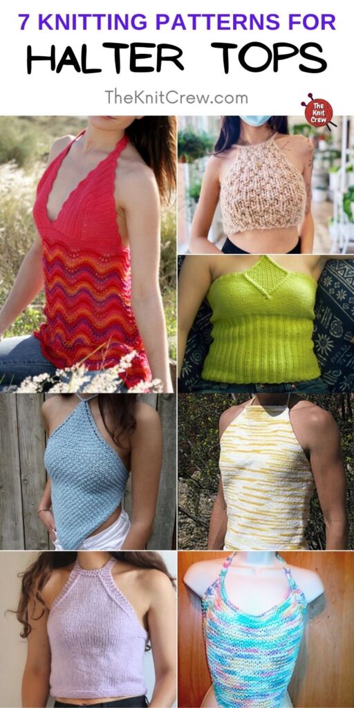 7 Patterns For Knitted Halter Tops PIN 2