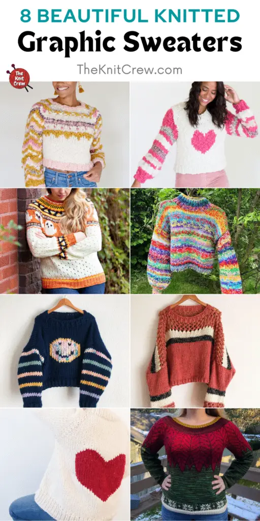 8 Beautiful Knitted Graphic Sweaters PIN 2
