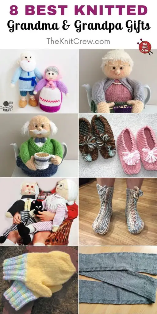 8 Best Knitted Grandma & Grandpa Gifts PIN 2