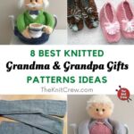 8 Best Knitted Grandma & Grandpa Gifts Patterns Ideas PIN 1