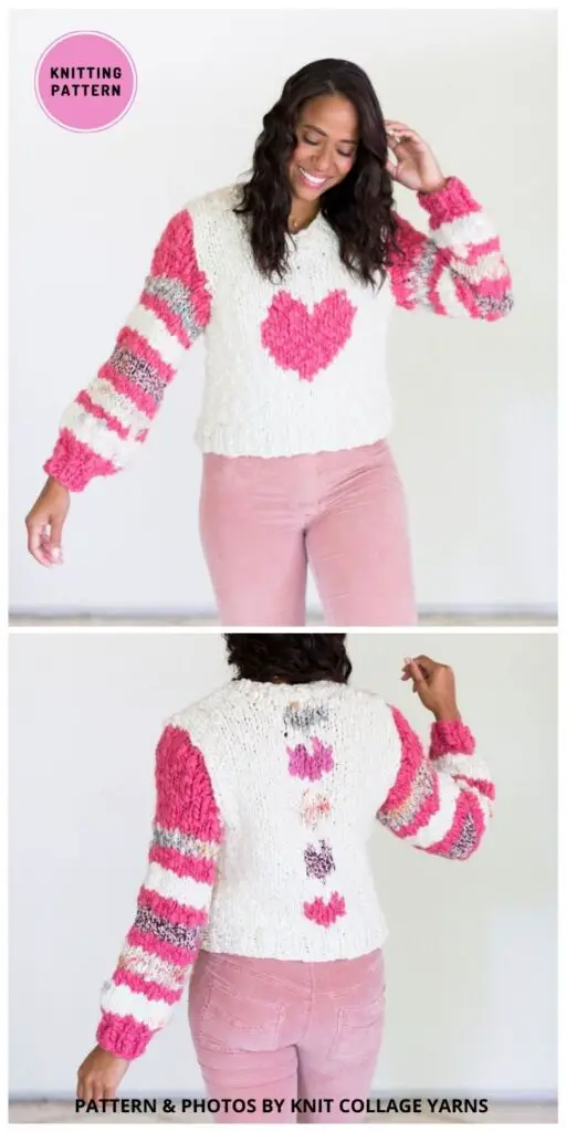 Big Love Sweater - 8 Beautiful Knitted Graphic Sweater Patterns
