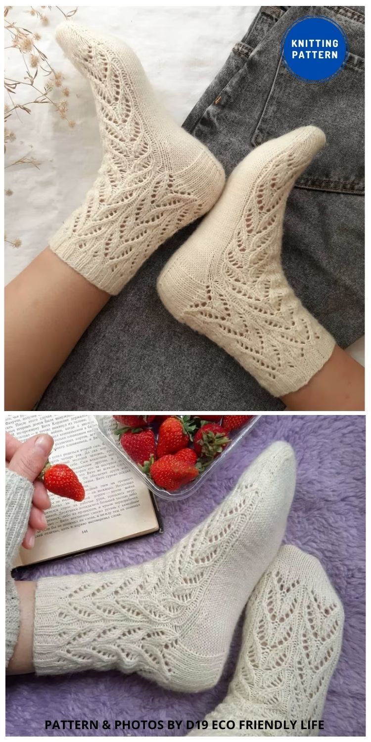 Cute Alpaca Socks - 8 Cozy Knitted Socks Patterns For Winter (2)