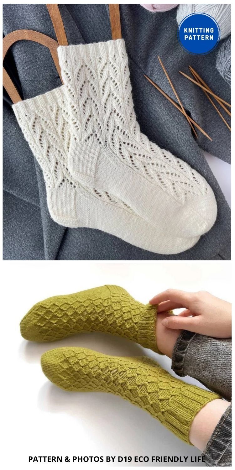 Cute Alpaca Socks - 8 Cozy Knitted Socks Patterns For Winter