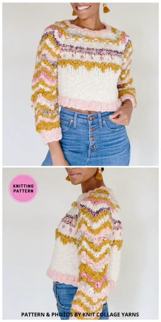 Durango Sweater Pattern - 8 Beautiful Knitted Graphic Sweater Patterns