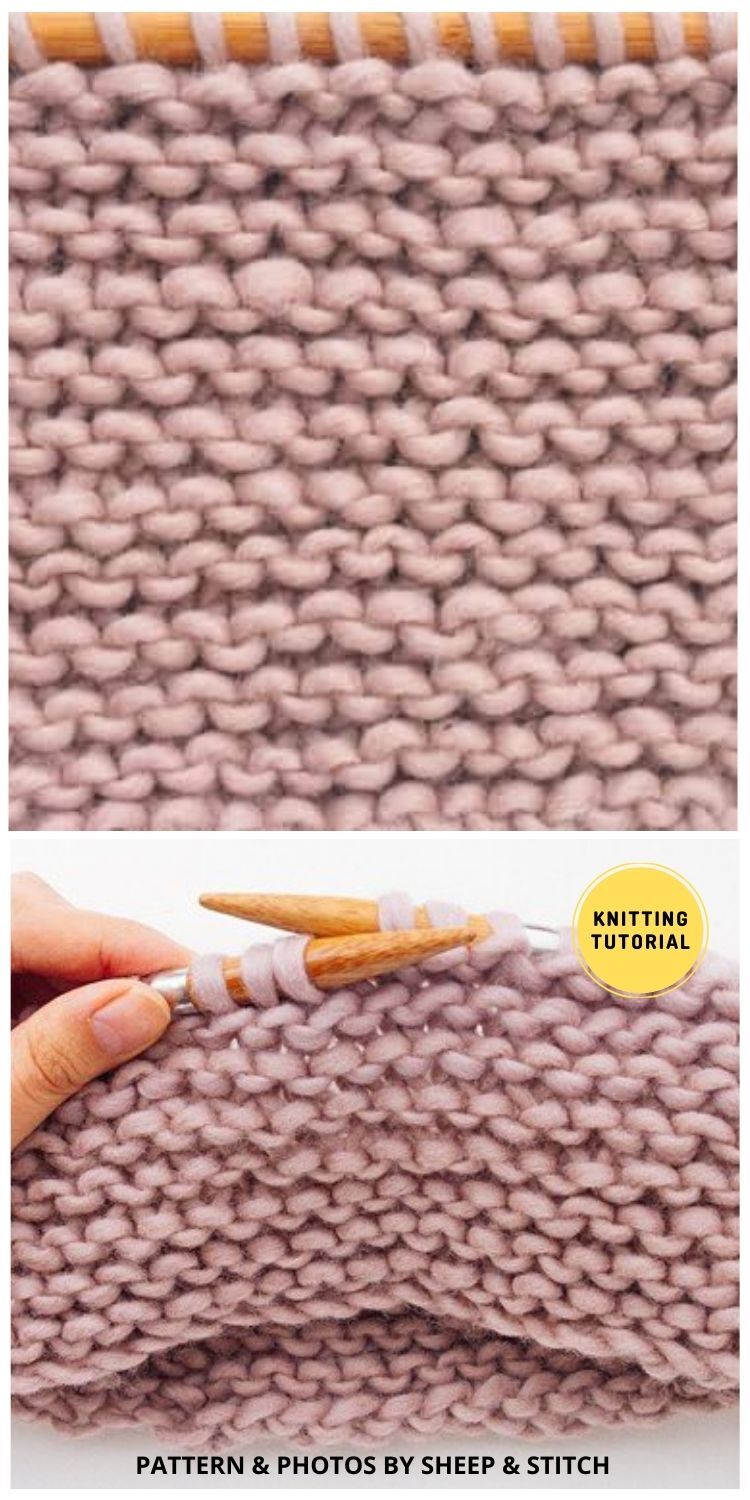 Garter Stitch - 8 Quick And Easy Basic Stitch Knitting Tutorials