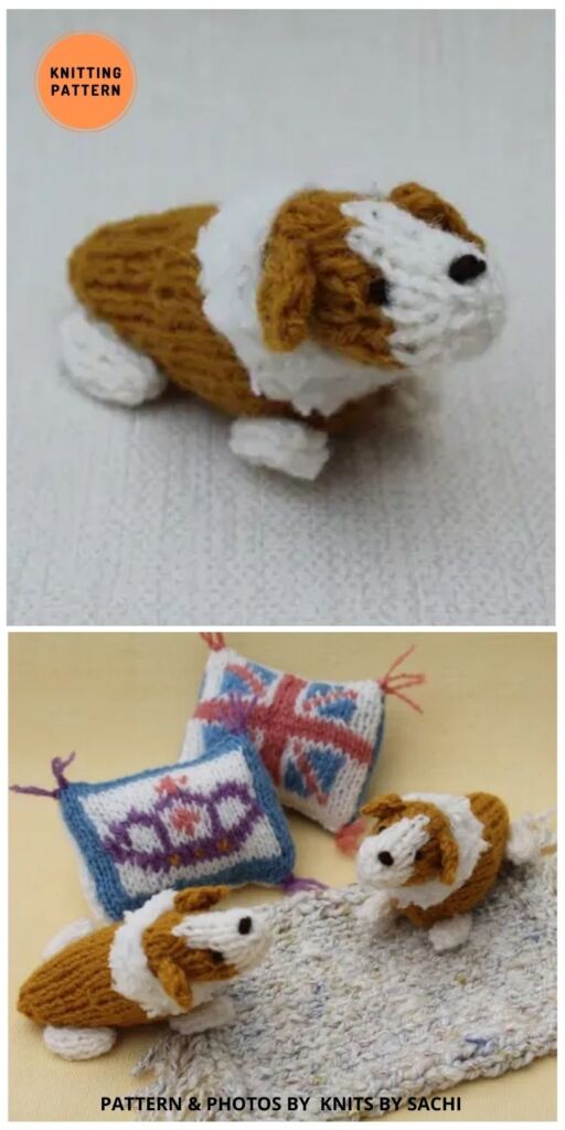 Loyal Royal Corgi - 5 Adorable Knitted Corgi Toy Patterns For Kids