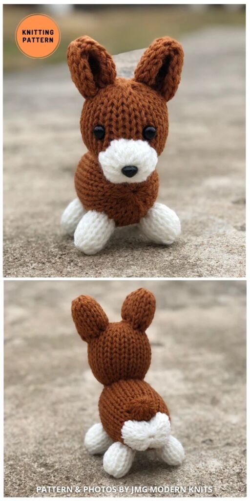 Mini Corgi - 5 Adorable Knitted Corgi Toy Patterns For Kids