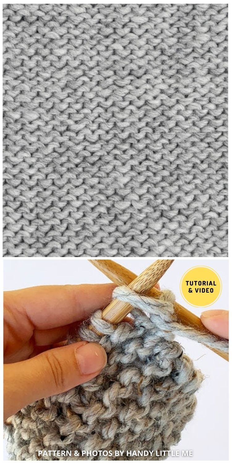 Purl Stitch - 8 Quick And Easy Basic Stitch Knitting Tutorials
