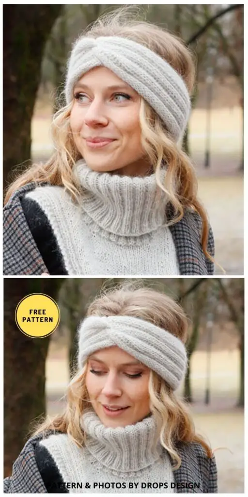 Silver Birch - 8 Free Knitted Headband Patterns Ideas
