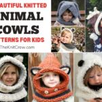6 Beautiful Knitted Animal Cowl Patterns For Kids FB POSTER