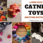 6 Free Cute Catnip Toy Knitting Patterns FB POSTER