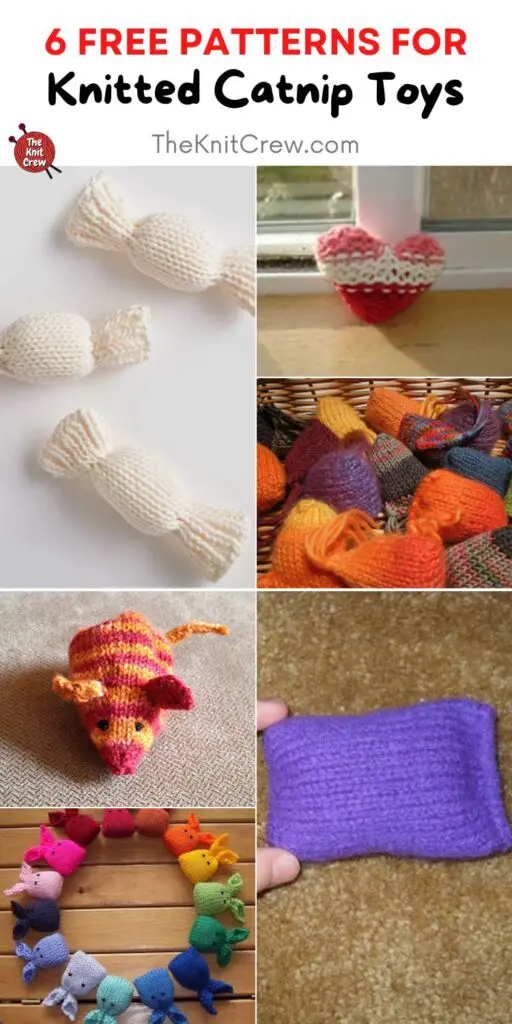 6 Free Patterns For Knitted Catnip Toys PIN 2