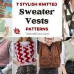 7 Stylish Knitted Sweater Vest Patterns FB POSTER