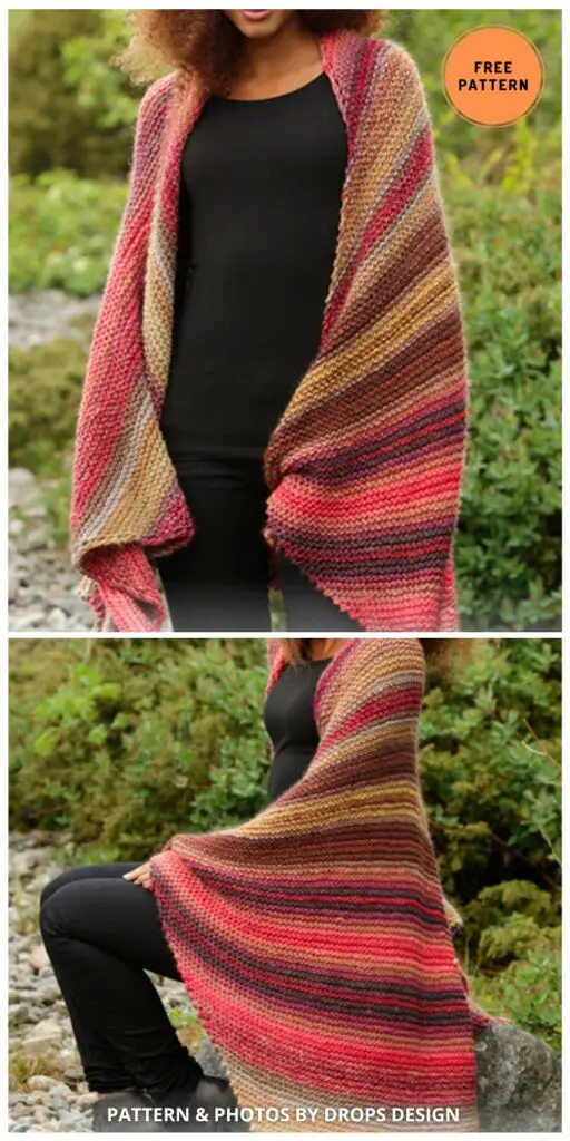 Autumn Lights - 6 Free Knitted Autumn Blanket Patterns