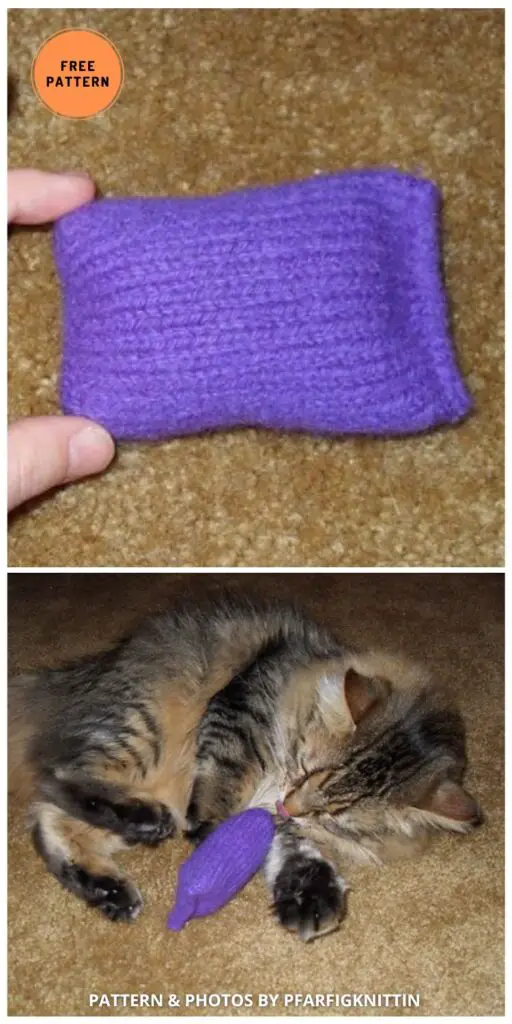 High as a Cat - 6 Free Cute Catnip Toy Knitting Patterns