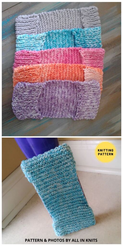 Reusable Knit Mop Pad Pattern - 6 Reusable Knitted Mop Cover Patterns