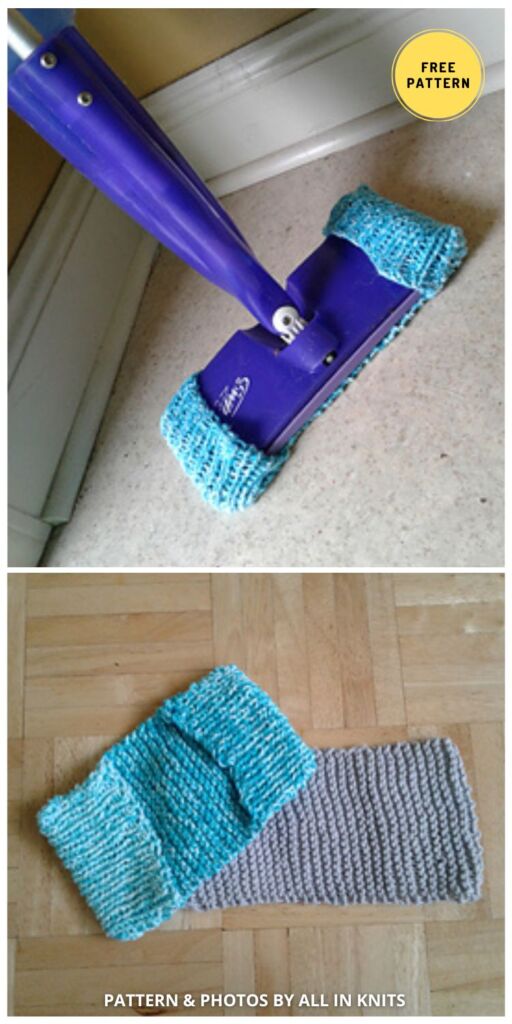 Reusable Sweeper Cover Pad - 6 Reusable Knitted Mop Cover Patterns