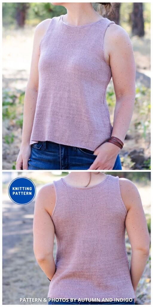 Summer Tank - 7 Modern Knitted Tank Top Patterns