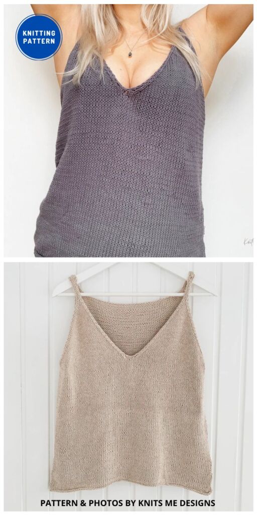 Tank Pattern - 7 Modern Knitted Tank Top Patterns