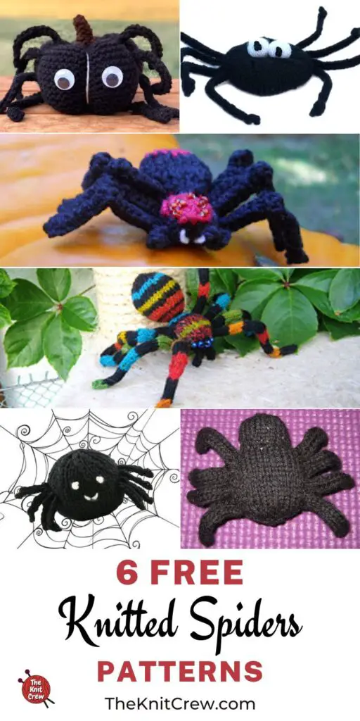 6 Free Knitted Spider Patterns PIN 3