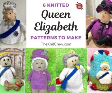 6 Knitted Queen Elizabeth Patterns To Make FB POSTER