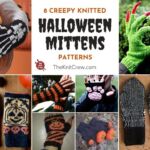 8 Creepy Knitted Halloween Mitten Patterns FB POSTER