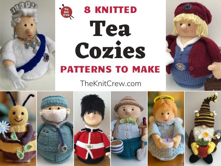 8 Knitted Tea Cozy Patterns To Make FB POSTER