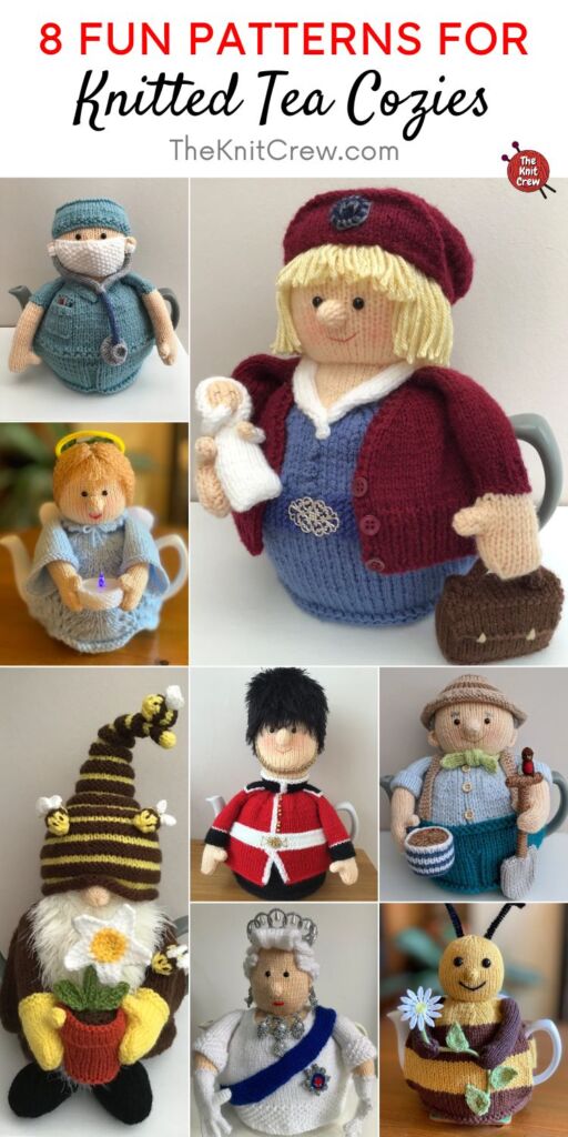 8 Patterns For Knitted Tea Cozies PIN 2