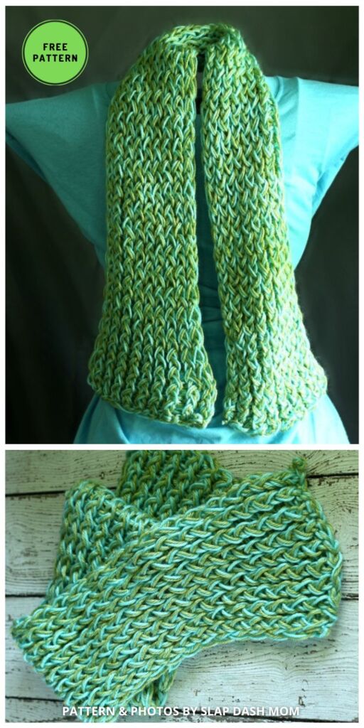 Loom Scarf - 8 Free Loom Knitting Patterns Ideas