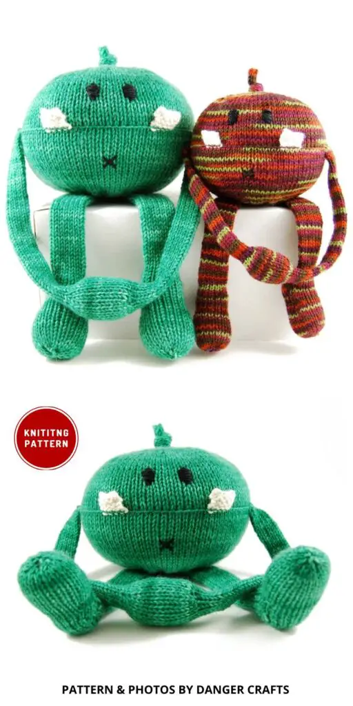 Presley Cash the Monster - 8 Spooky Knitted Monster Toy Patterns For Halloween