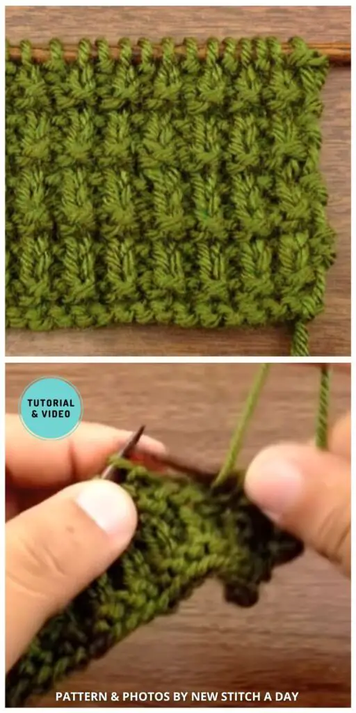 Ridged Rib Stitch - 8 Knitted Rib Stitch Tutorials For Beginners
