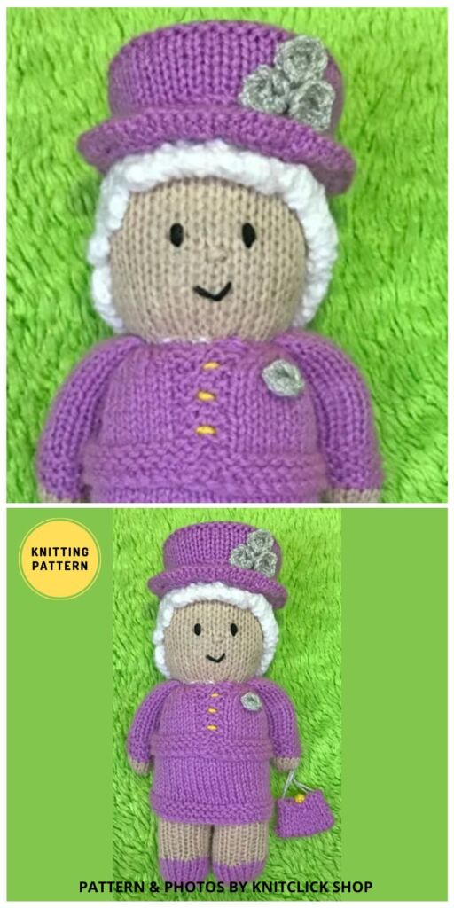 Royal Queen Platinum Jubilee - 6 Knitted Queen Elizabeth Patterns To Make